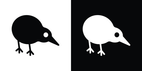Kiwi bird icon set Vector Design for mobile concept and web design.
