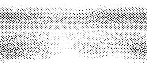 Abstract vector halftone pattern backdrop with a black and white dot texture