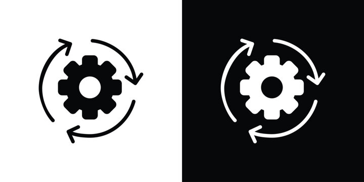 Implementation icon set Vector Design for mobile concept and web design.