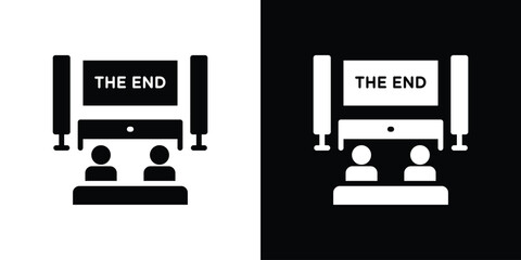 Home cinema icon set Vector Design for mobile concept and web design.