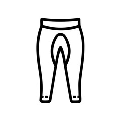 Sporty leggings design with a unique cut and minimalist style  
