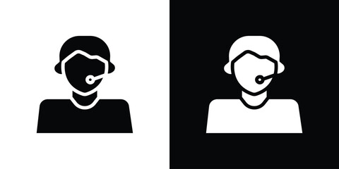 Callcenter icon set Vector Design for mobile concept and web design.