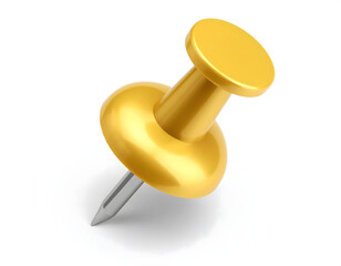 Gold pushpin