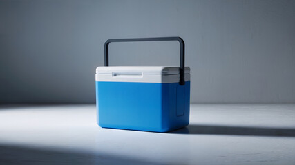 Portable Blue Cooler Ice Box