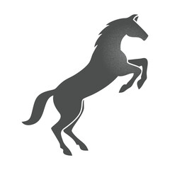 Horse silhouette vector art