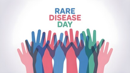 rare disease day poster design