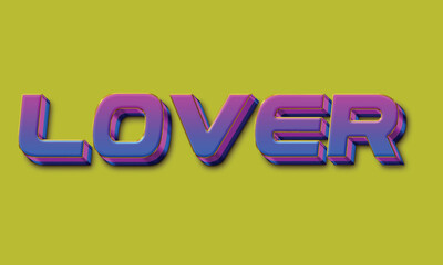 3d text effect