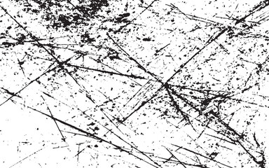 Grunge grain scratched texture vector black and white Vintage blurred scratched grunge on isolated background for copy spac. background, texture, wallpaper, design, abstract, rough, metal, old, overla