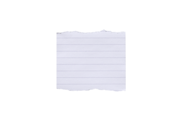 blank lined paper notebook paper with torn edges isolated on transparent background,note paper message office business tag sign