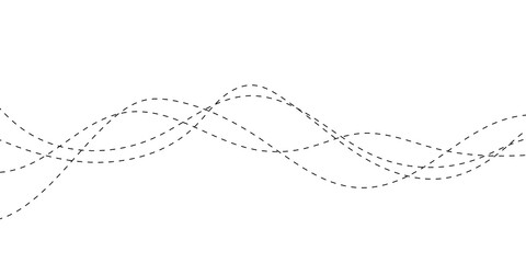 Abstract black wave background