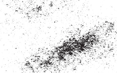 Dirty or dust film grain speck grit grunge overlay on  grain dot white paper noise texture with distress effect vector illustration pattern background.