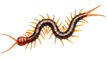 Isolated Centipede