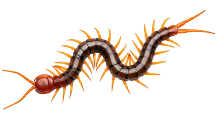 Isolated Centipede