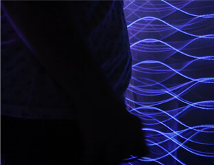Colorful Audio Equalizer and Frequency Levels in Motion

