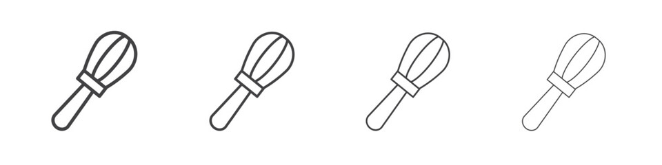 Whisk icon concept Linear Pictogram. Simple element illustration.