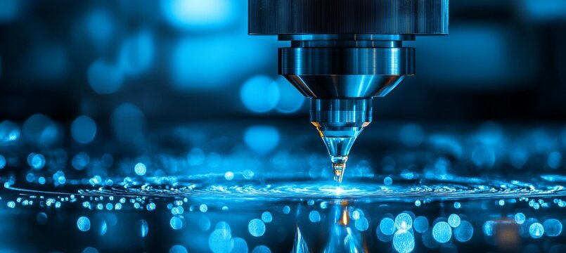 High-Tech CNC Milling Machine Showcasing Precision Engineering in the Modern Manufacturing Industry