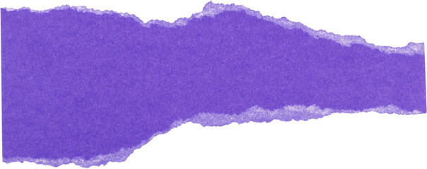 uneven torn paper border, ripped paper strip isolated on white background 