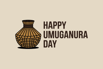 Happy Umuganura Day Basket Celebration Cultural Tradition
