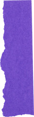 uneven torn paper strip with ripped edges for frame, border or journaling, isolated PNG