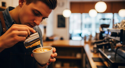Expert Barista at Work