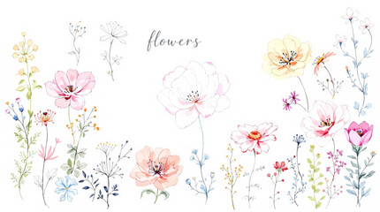 vector floral background