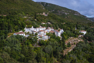Our Lady of Arrabida old monastery near Setubal city in Portugal