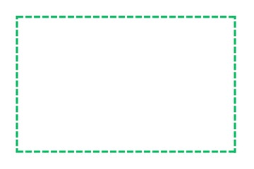 Green dash frame, border, card, pattern, letter, brackets,