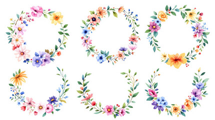 Stunning Flower Wreaths in Soft Colors