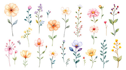 A vibrant spring garden illustration with colorful tulips, flowers, and a seamless floral pattern design