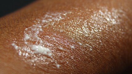 Skin Condition Treatment with Cream Application