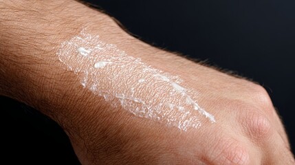 Skin Treatment with Cream for Dermatophytosis Relief