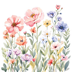 Colorful spring tulip bouquet in full bloom, showcasing the beauty of flowers in nature's garden