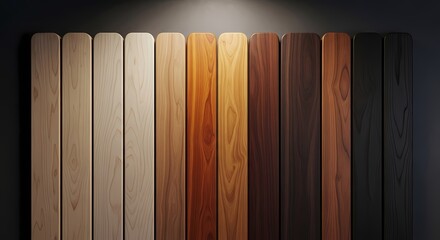 Wood Planks Different Colors Textures Background