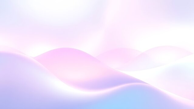 Futuristic holographic gradient background with iridescent pastel waves, embodying a soft vaporwave aesthetic.