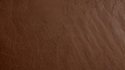 Fototapeta premium Close-up view of brown leather handiwork