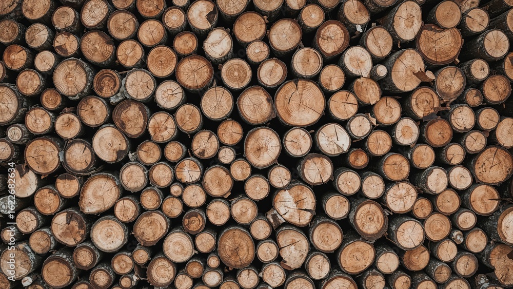 Poster multiple logs being cut simultaneously