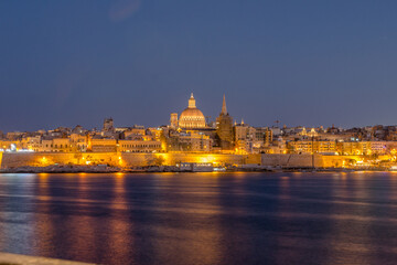 Views from the town of Sliema, Malta