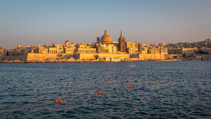 Views from the town of Sliema, Malta