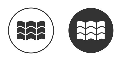 Obraz premium Roof tile icon clipart vector designs for graphic projects