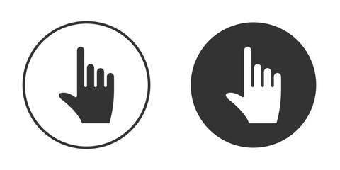 Pointing hand icon clipart vector designs for graphic projects