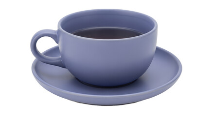 Isolated Blue Cup of Tea