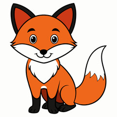 red fox cartoon