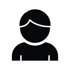  User profile icon vector. Anonymous person avatar, user account, social media, and membership symbol graphic.