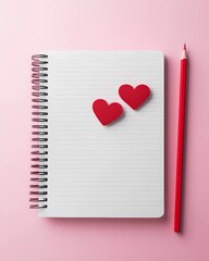 Book and pen on the table