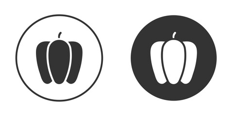 Capsicum icon clipart vector designs for graphic projects