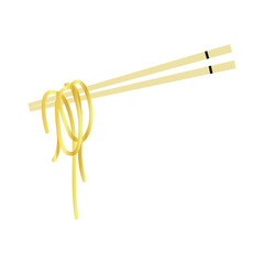 Chopstick With Noodles