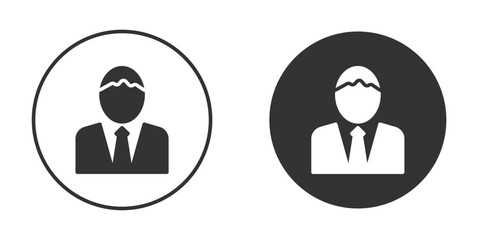 Businessman icon clipart vector designs for graphic projects