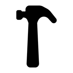
Illustration showing black icons of building materials and everything related to construction on a white background