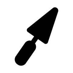 
Illustration showing black icons of building materials and everything related to construction on a white background