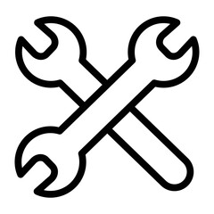 
Illustration showing black icons of building materials and everything related to construction on a white background